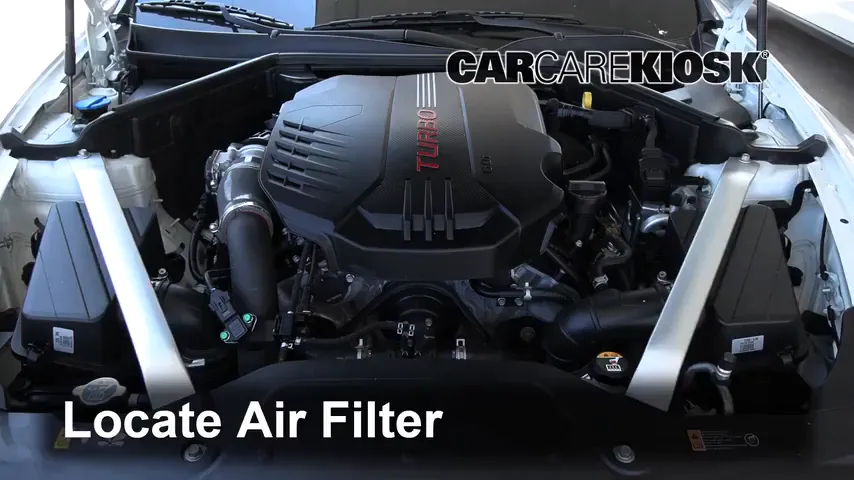 2020 Kia Stinger GT2 3.3L V6 Turbo Air Filter (Engine)